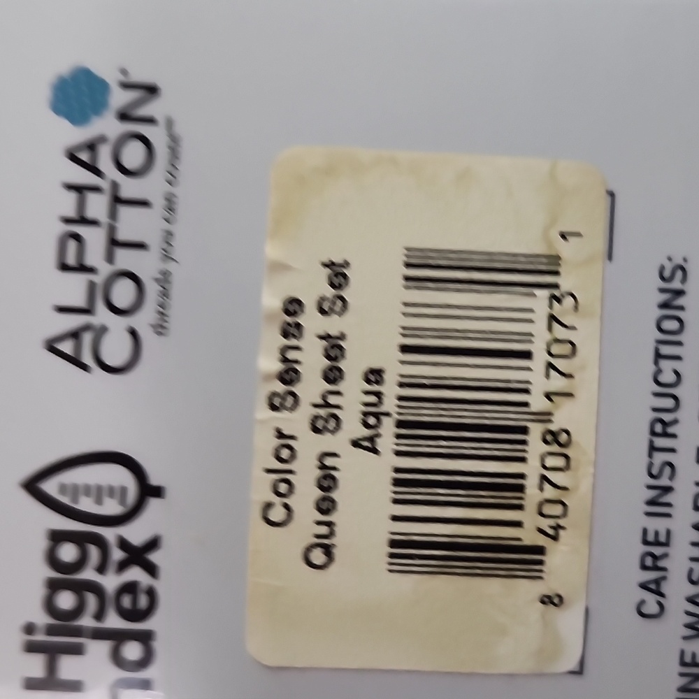 Teal Blue Cotton Rich Sheet Set - Picture 4 of 4